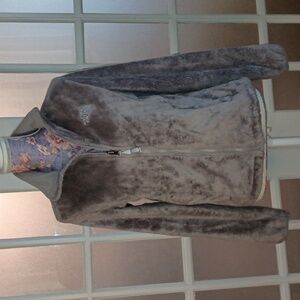 The north face faux fur jacket